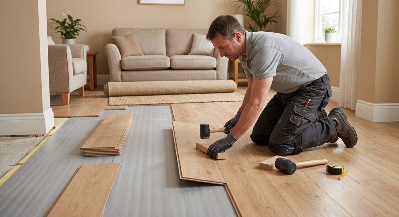 Laminate Floor Installation in Tippecanoe County, IN