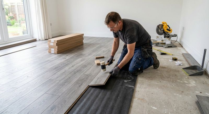Laminate Floor Installation in White County, IN