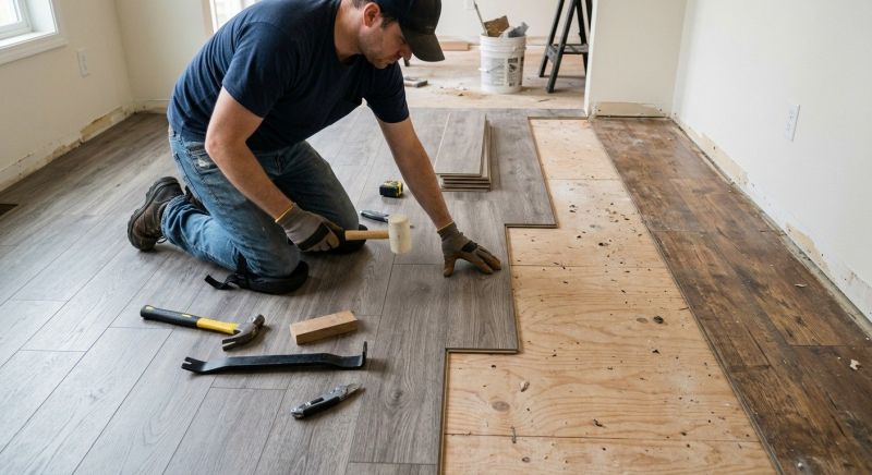 Laminate Floor Replacement in Carroll County, IN