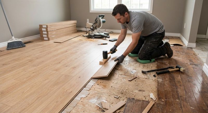 Laminate Floor Replacement in West Lafayette, IN