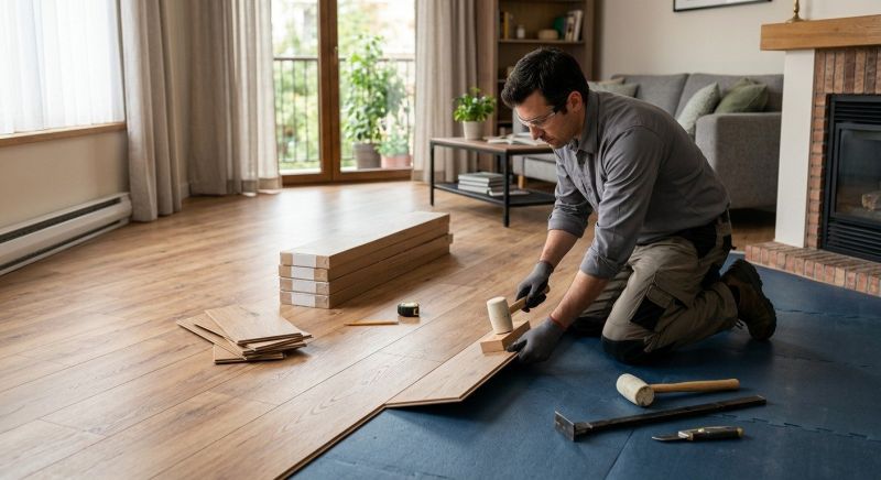 Laminate Floor Replacement in Otterbein, IN