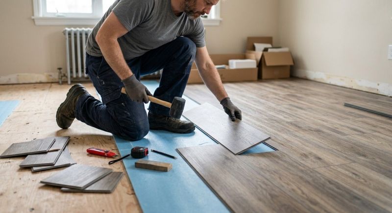 Linoleum Floor Installation in Delphi, IN