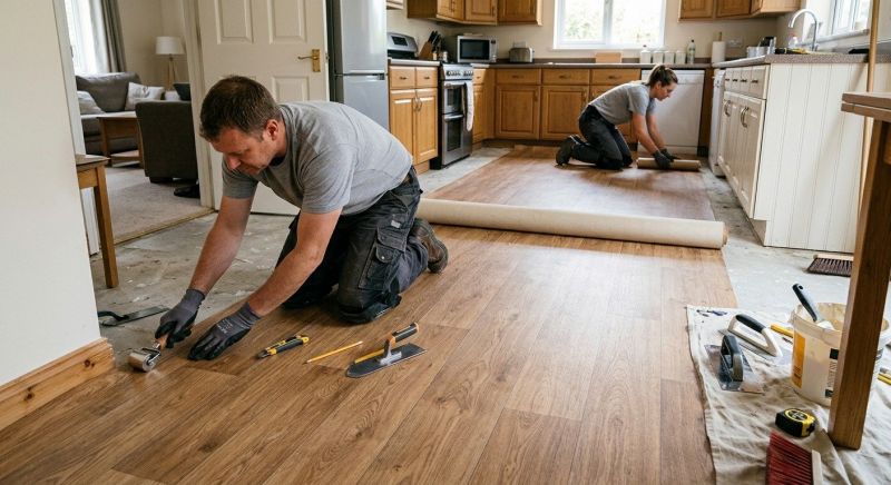Linoleum Floor Installation in West Lafayette, IN