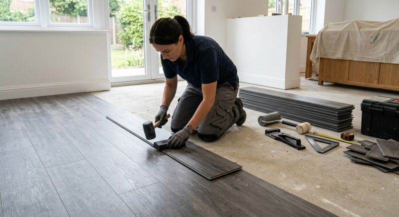 Luxury Vinyl Tile Installation in West Lafayette, IN