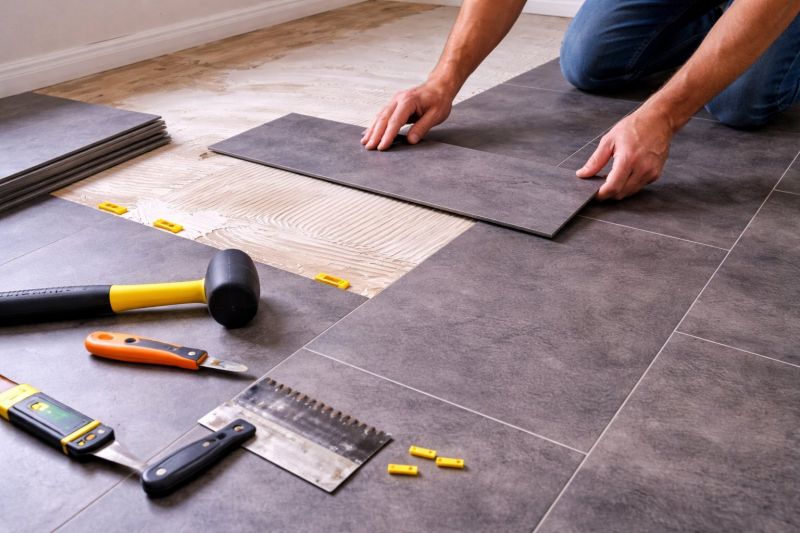 Luxury Vinyl Tile Installation in White County, IN