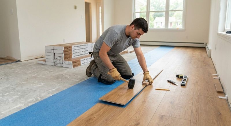 Lvt Flooring Installation in Monticello, IN