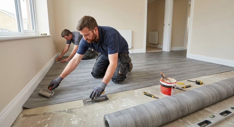 Sheet Flooring Installation in Otterbein, IN
