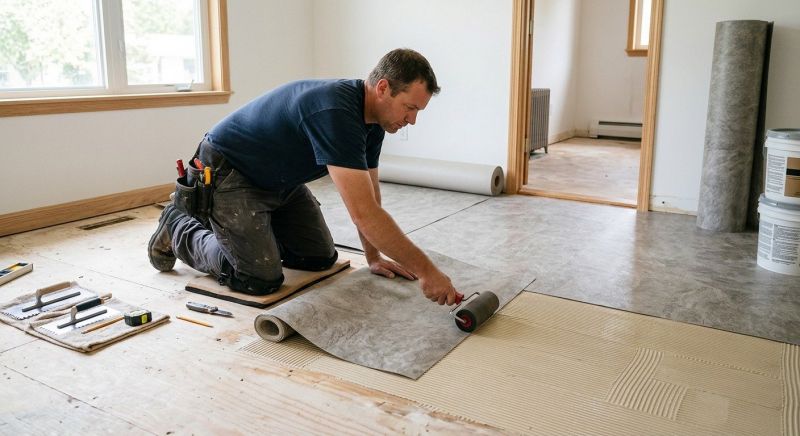 Sheet Vinyl Installation in West Lafayette, IN