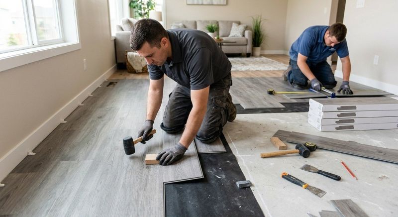 Vinyl Flooring Installation in Benton County, IN