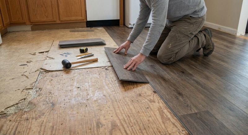 Vinyl Flooring Installation in Fowler, IN