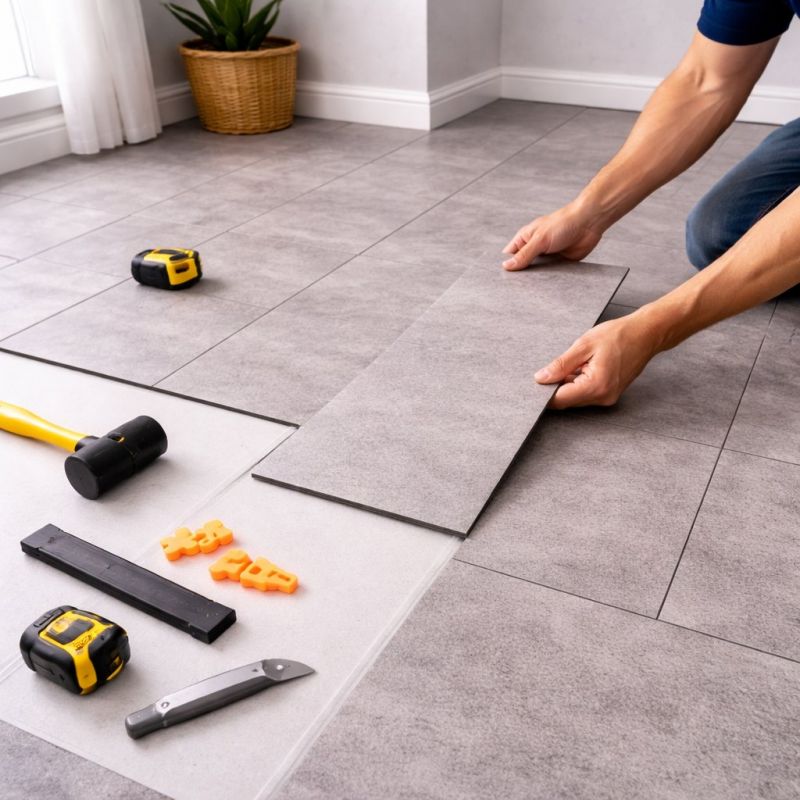 Vinyl Tile Installation in West Lafayette, IN